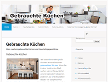 Tablet Screenshot of gebrauchtekuechen.com